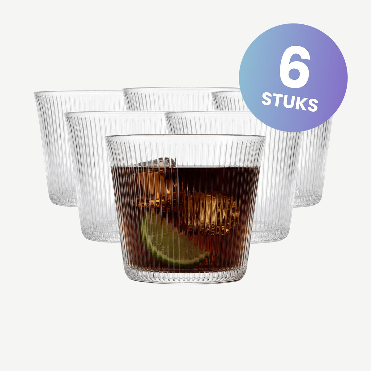 Onis Bloom Tumbler 35,5 Cl - set van 6 glazen