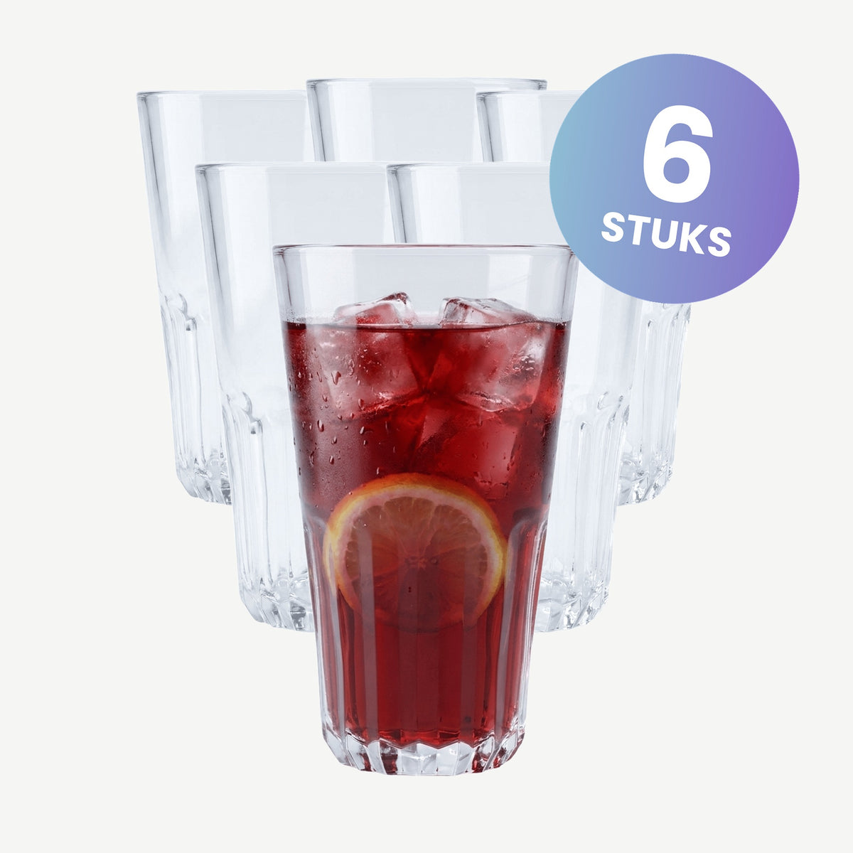 Onis Brooklyn Longdrinkglas 29,5 Cl - set van 6 glazen