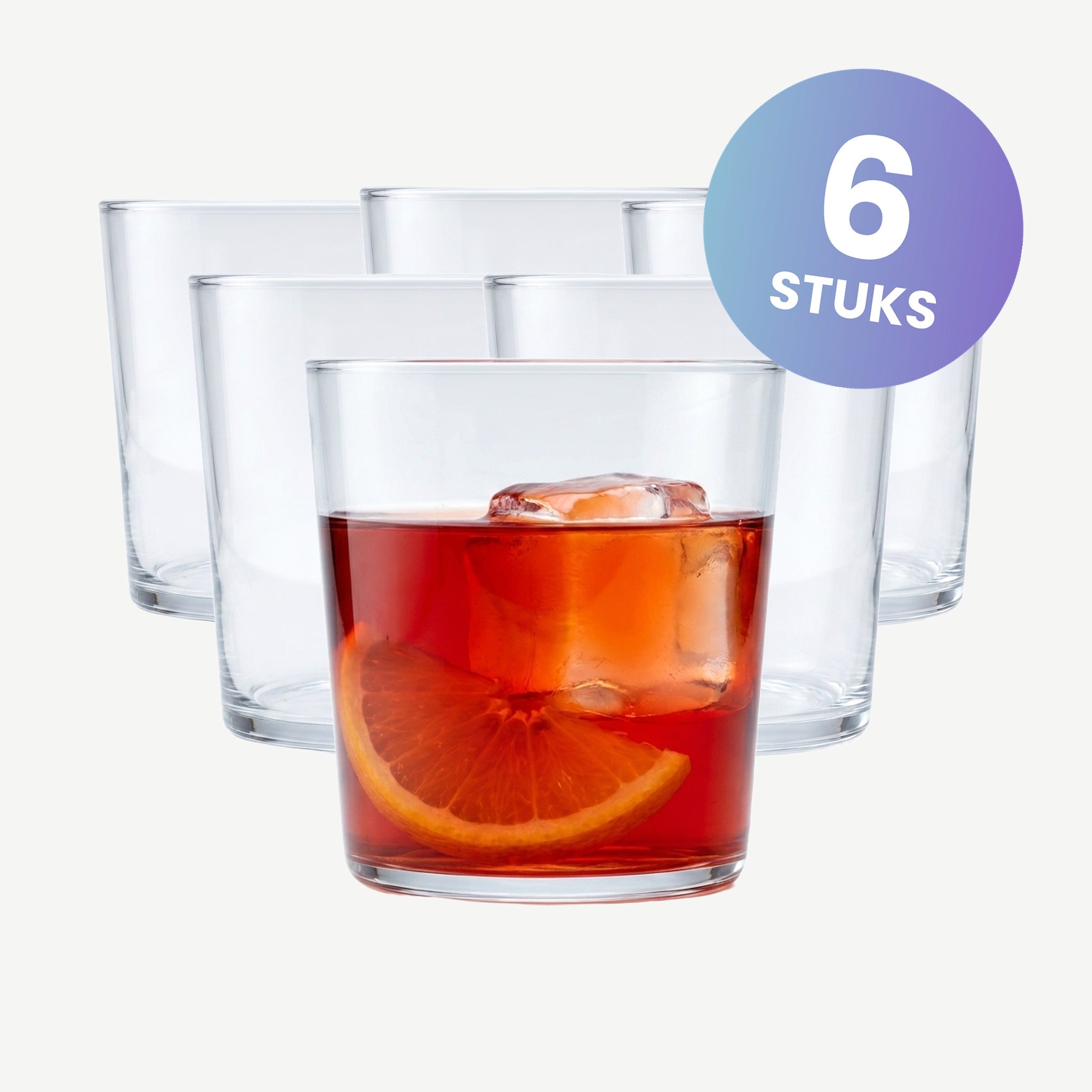 Onis Cidra Tumbler 33,3 Cl Dikke Rand - set van 6 glazen