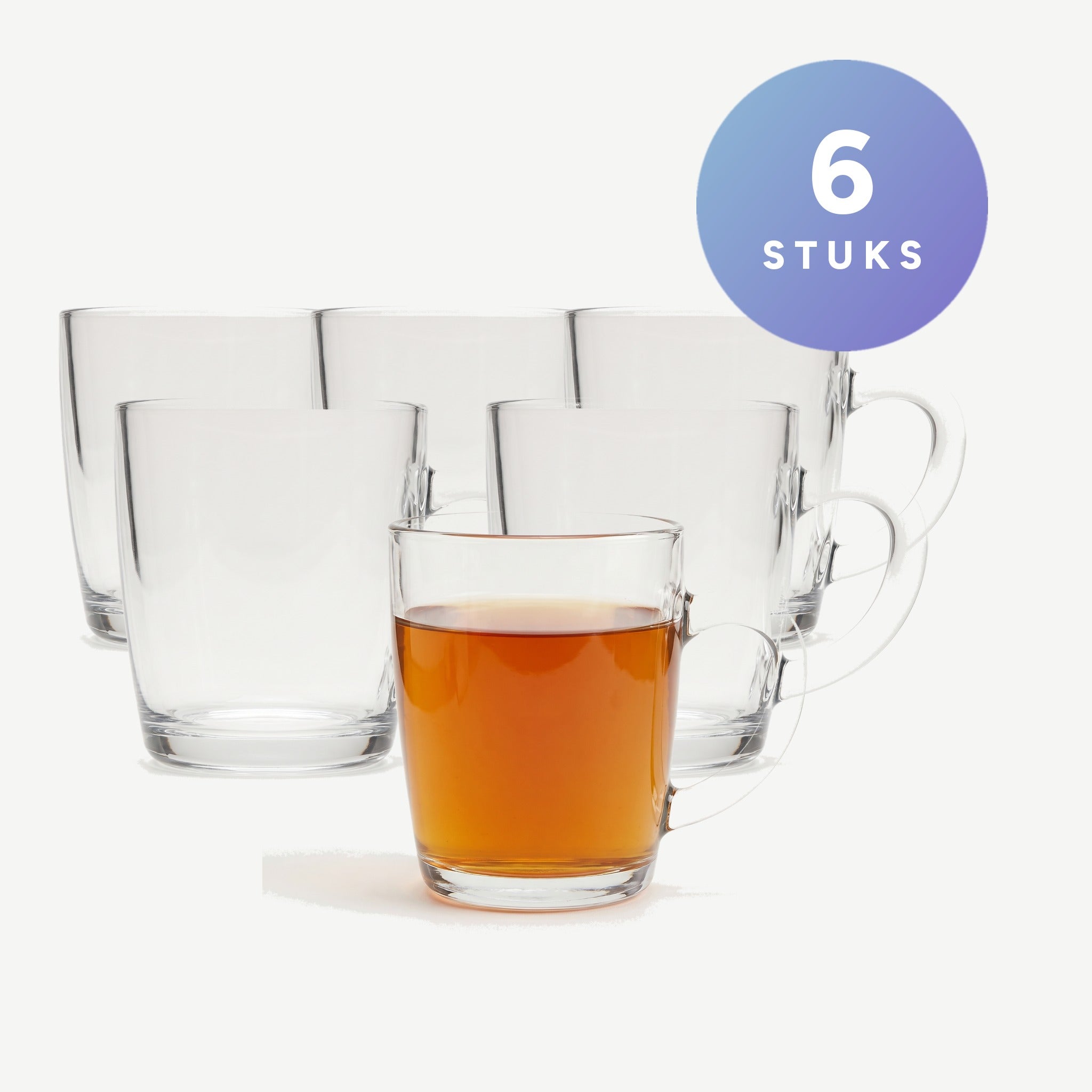 Pasabahce Basic Some Like It Hot Theeglas 34 Cl set van 6 glazen