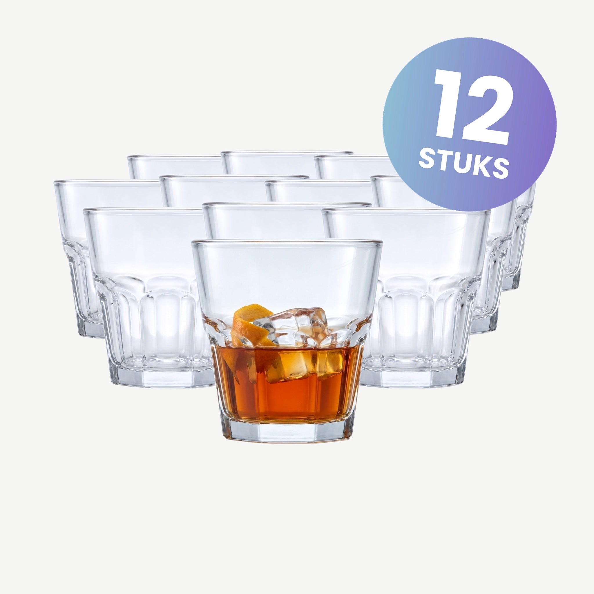 Pasabahce Casablanca Tumbler 14 Cl - set van 12 glazen
