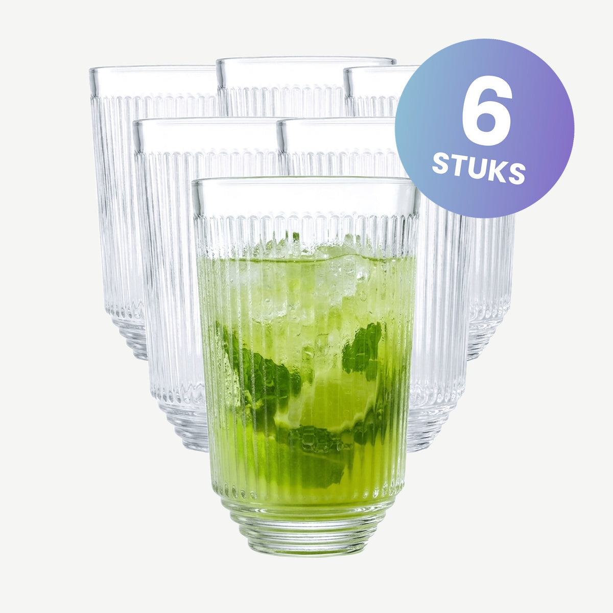 Pasabahce Dorian Longdrinkglas 34 Cl - set van 6 glazen