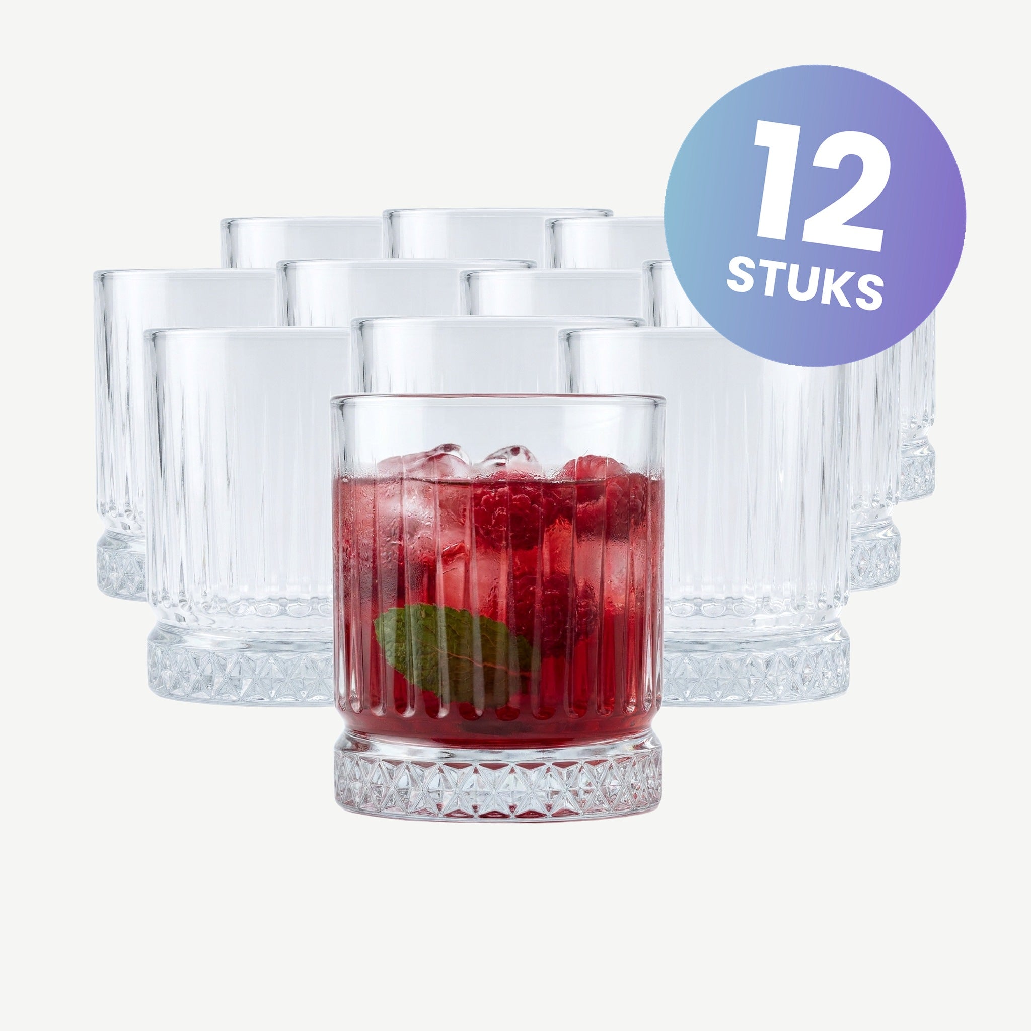 Pasabahce Elysia Tumbler 21 Cl - set van 12 glazen