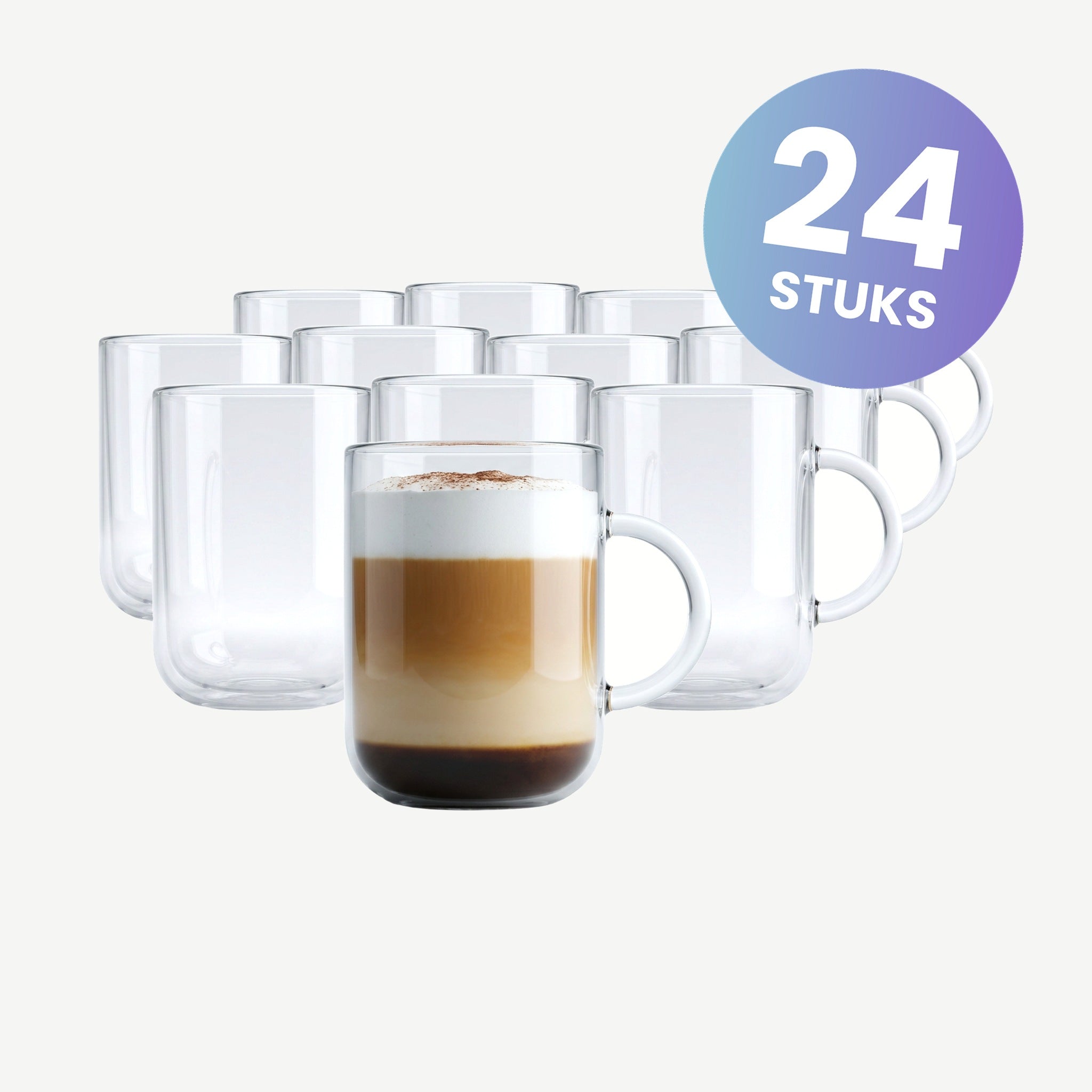 Pasabahce Iconic Theeglas 33 Cl Hardglas - set van 24 glazen