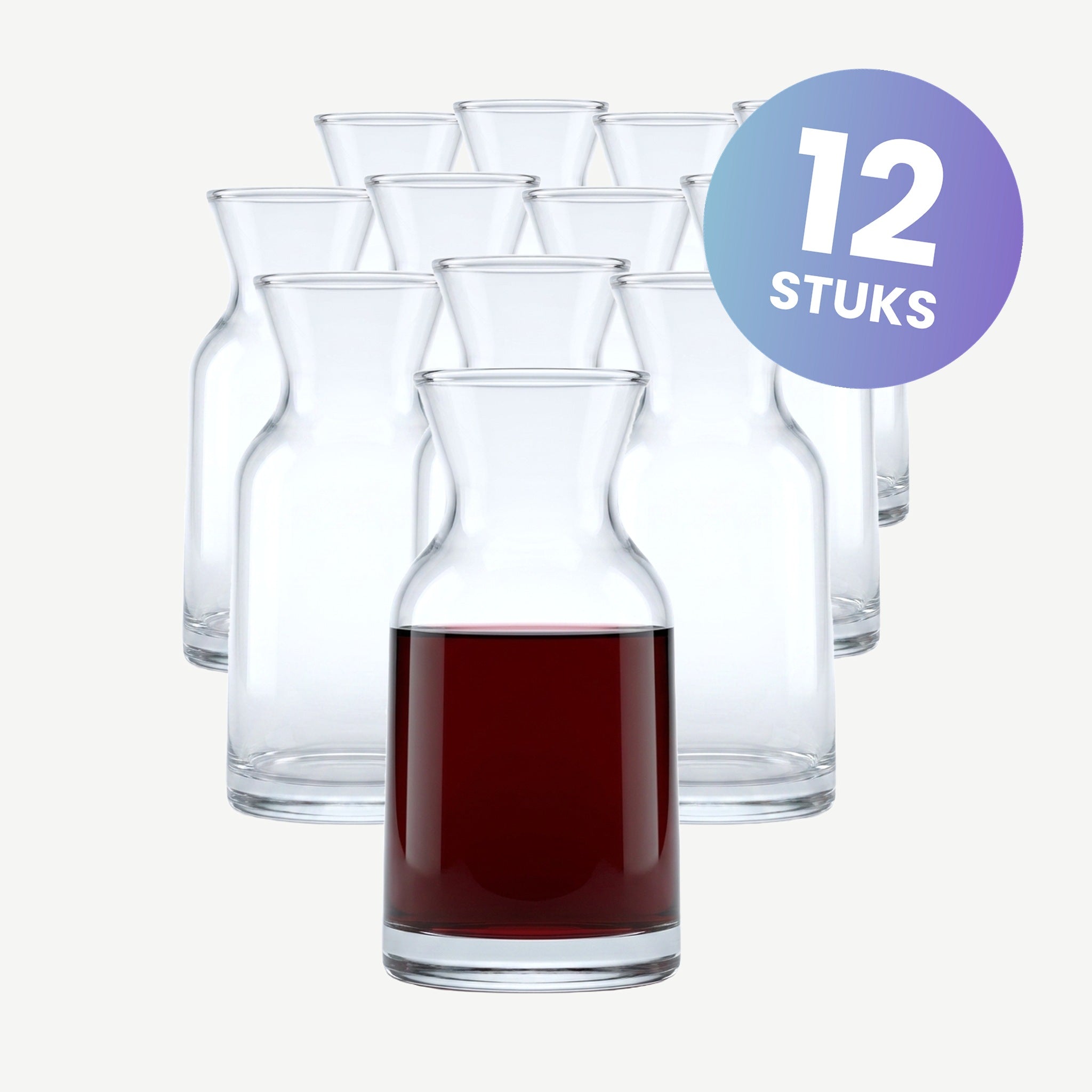 Pasabahce Modern Karaf 0,1 Liter - set van 12 glazen