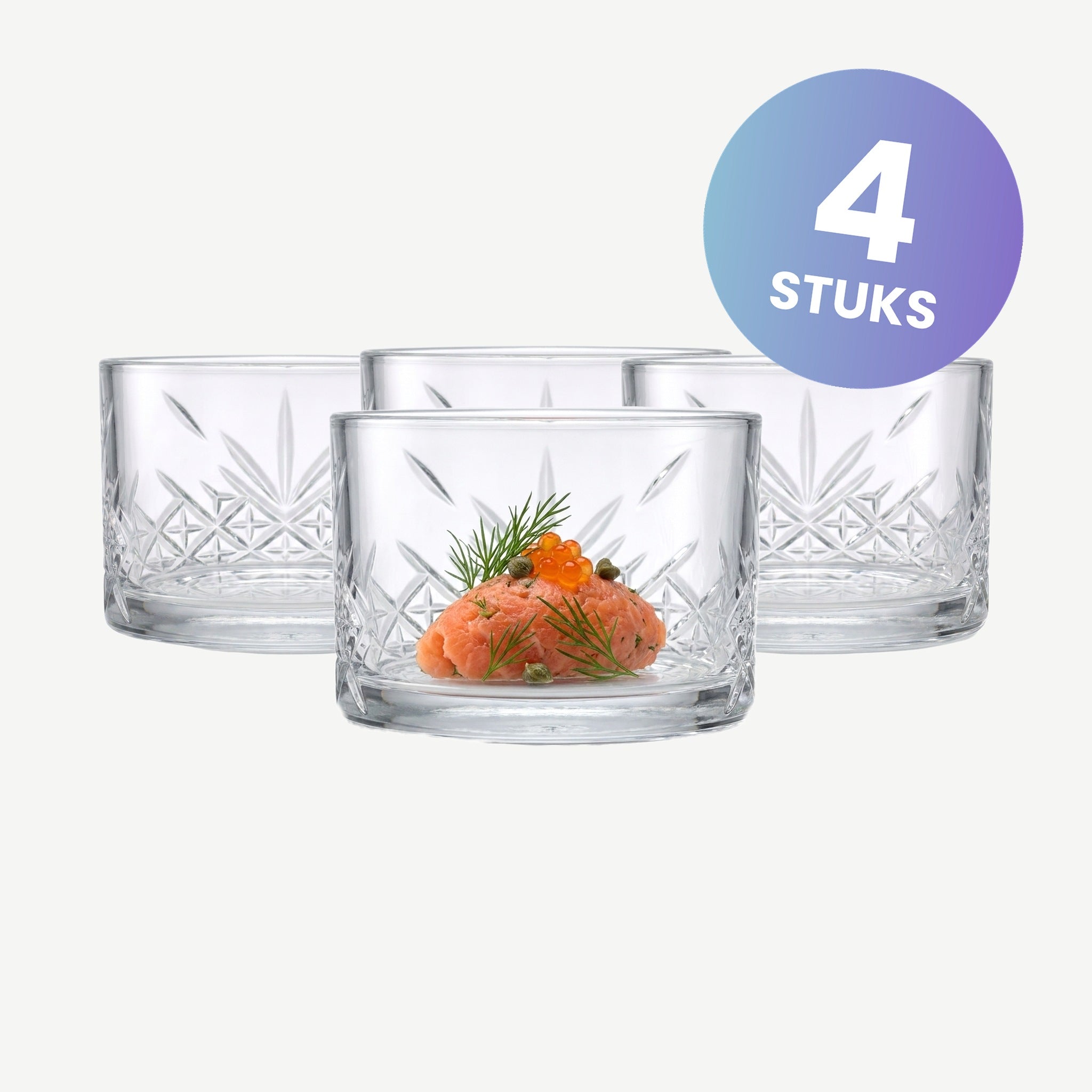 Pasabahce Timeless Amuseglas 23,6 Cl - set van 4 glazen