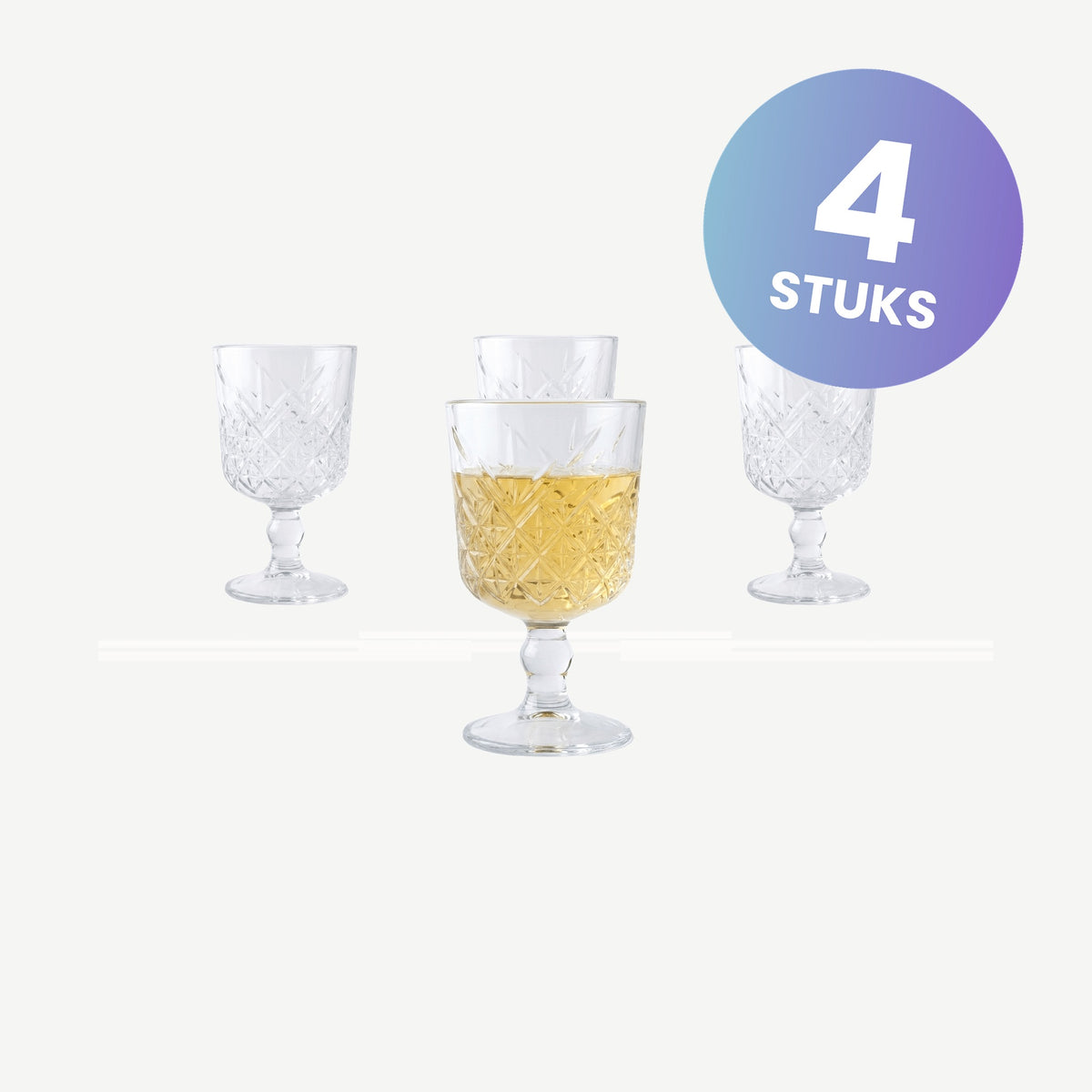 Pasabahce Timeless Wijnglas 33 Cl - set van 4 glazen