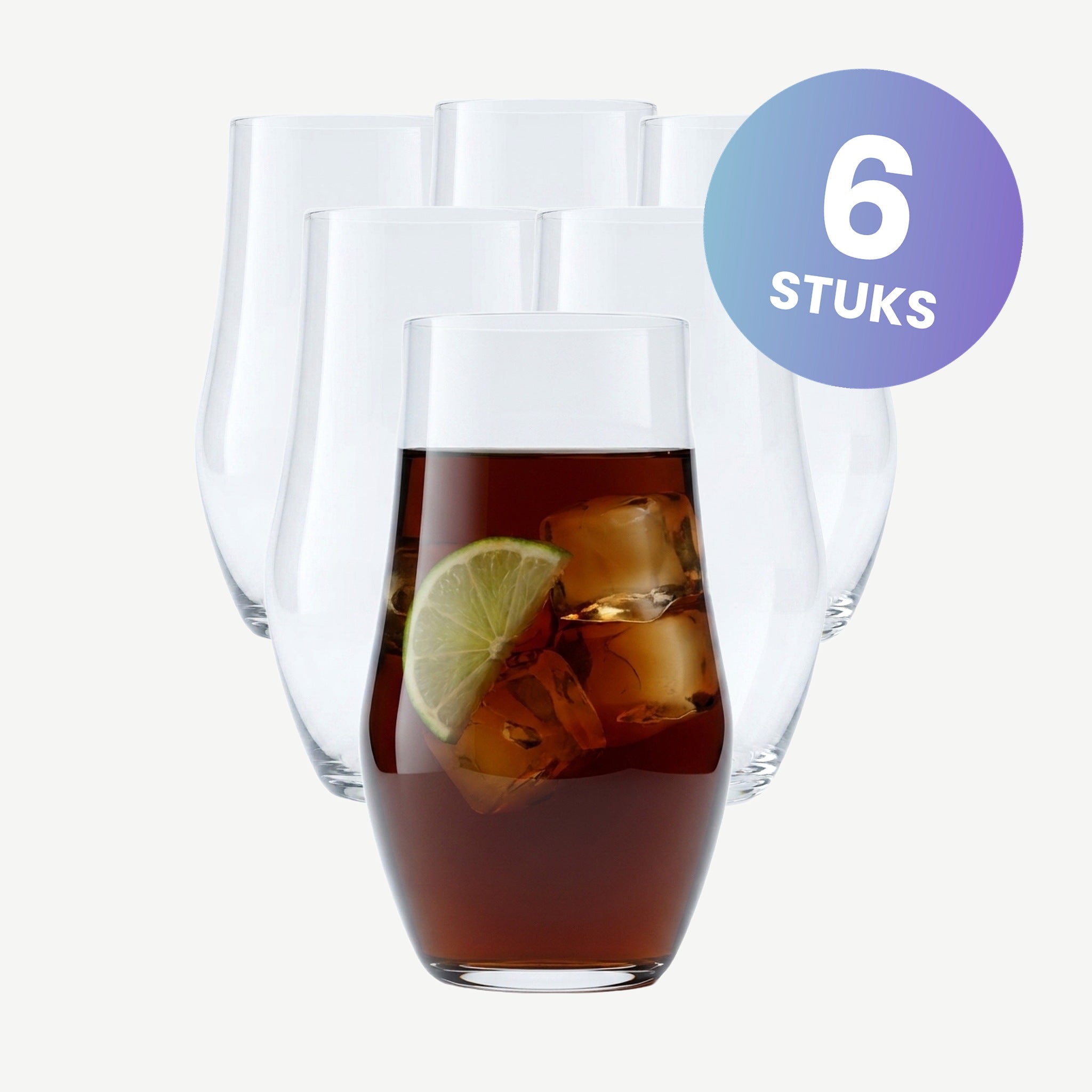 RCR Ego Longdrinkglas 50 Cl - set van 6 glazen