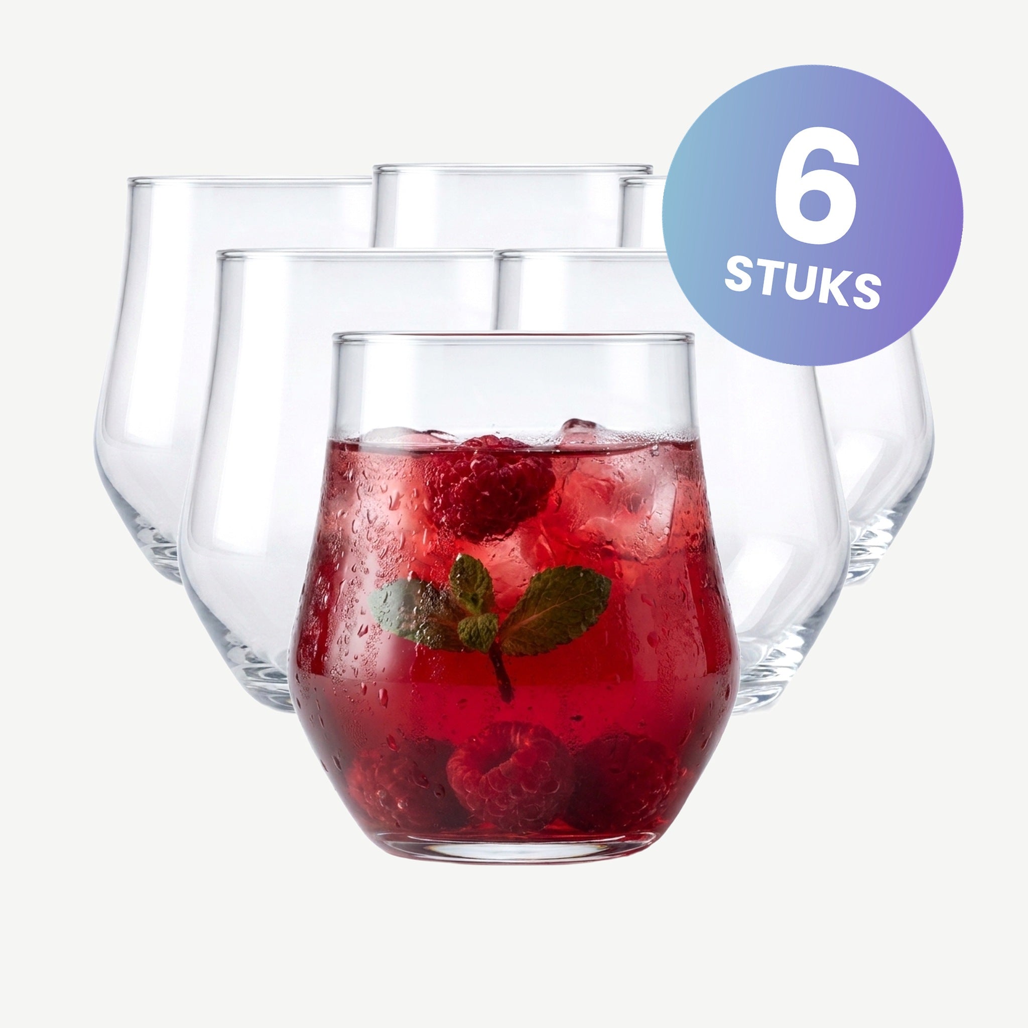 RCR Ego Waterglas 39 Cl - set van 6 glazen