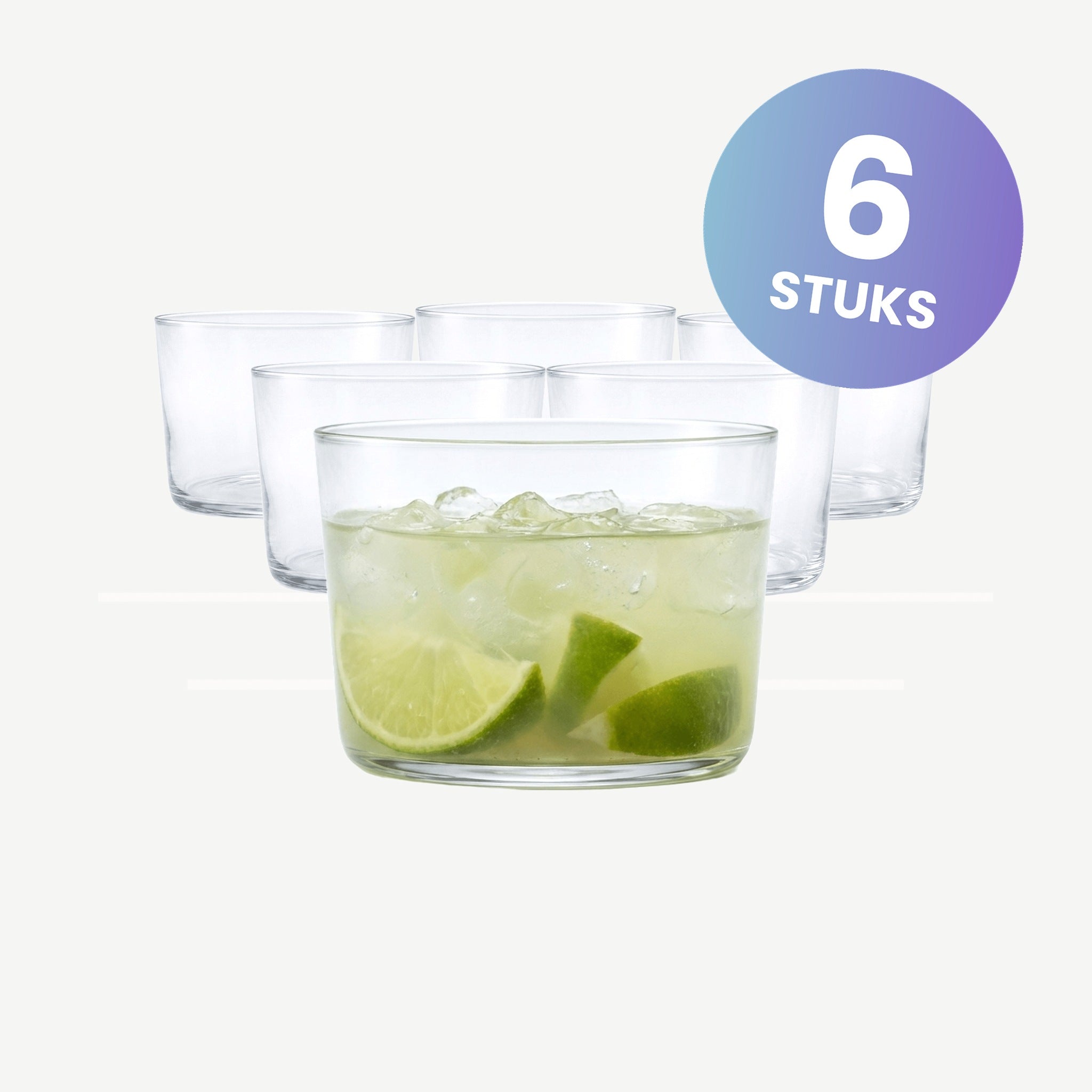 RCR Light Tumbler Laag 22 Cl - set van 6 glazen