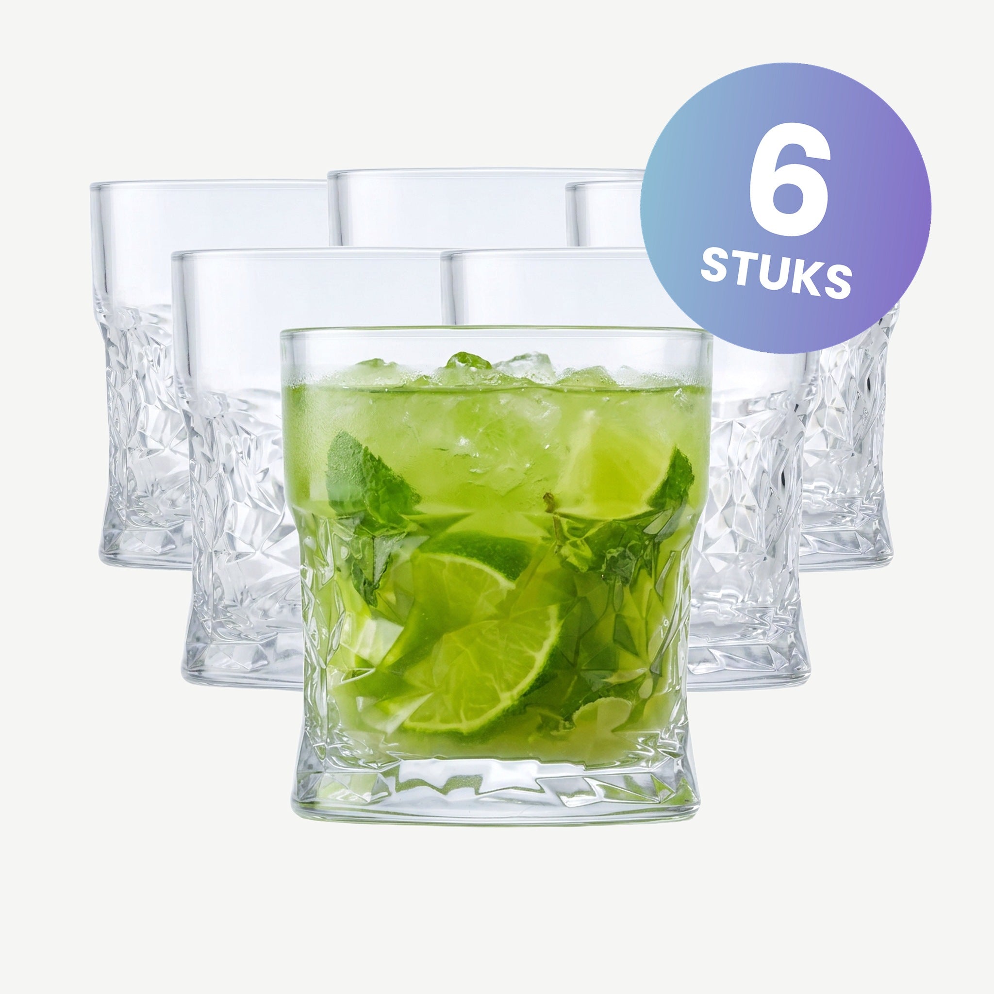 RCR Sound Tumbler 32 Cl Funky - set van 6 glazen