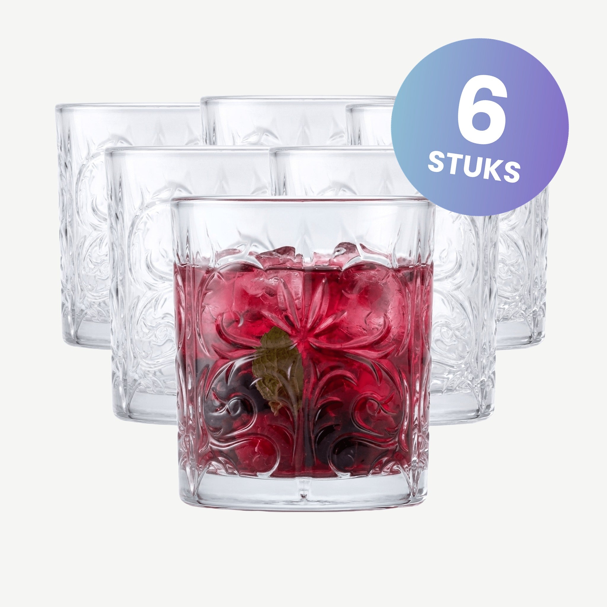 RCR Tattoo Tumbler 34 Cl - set van 6 glazen