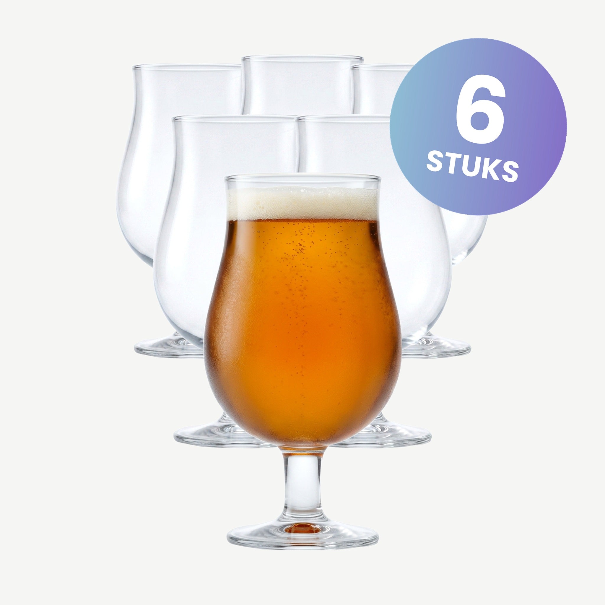 Royal Leerdam Beer Specials Bierglas 40 Cl Op Voet - set van 6 glazen