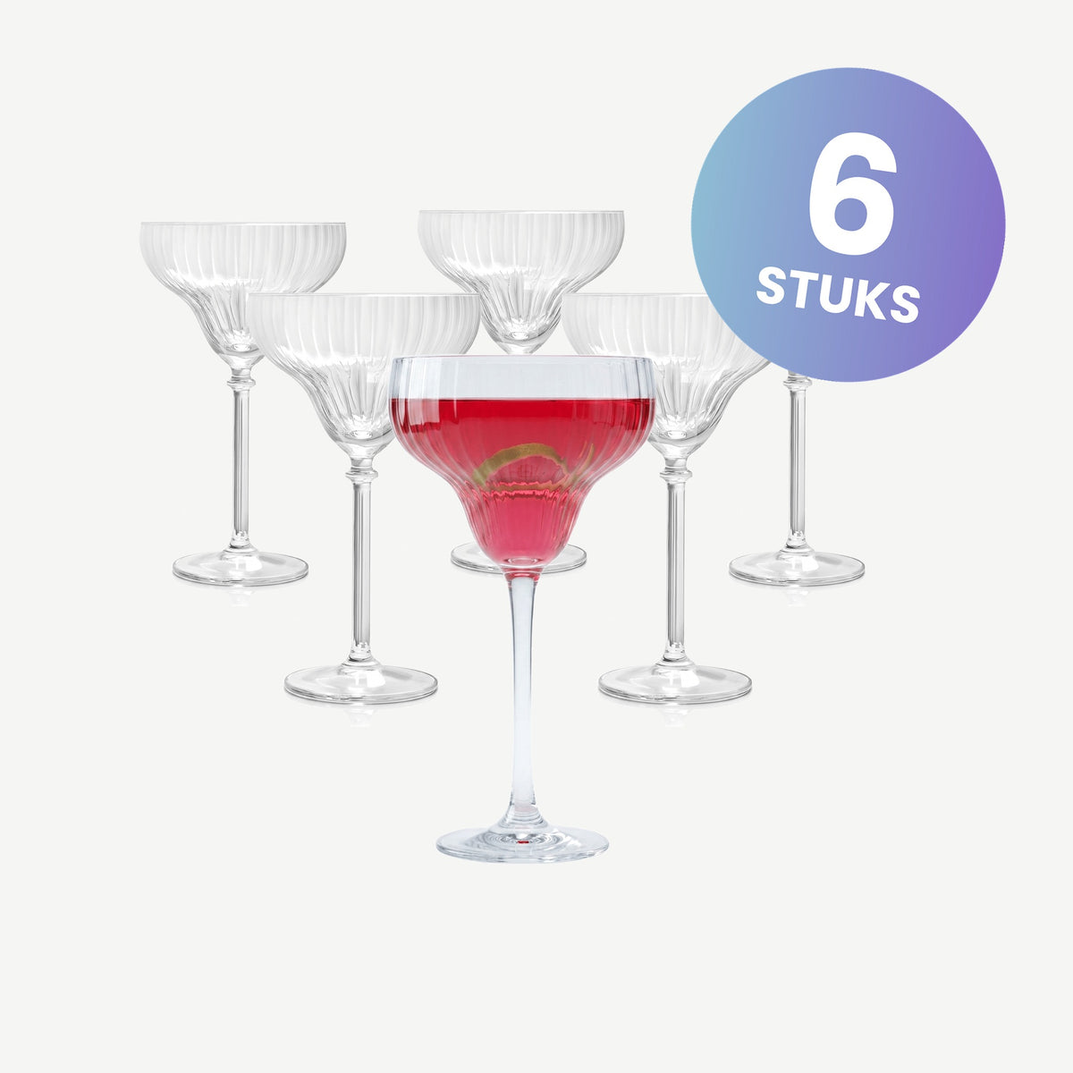 Royal Leerdam Bonheur Cocktails Cocktailglas 30,5 Cl - set van 6 glazen