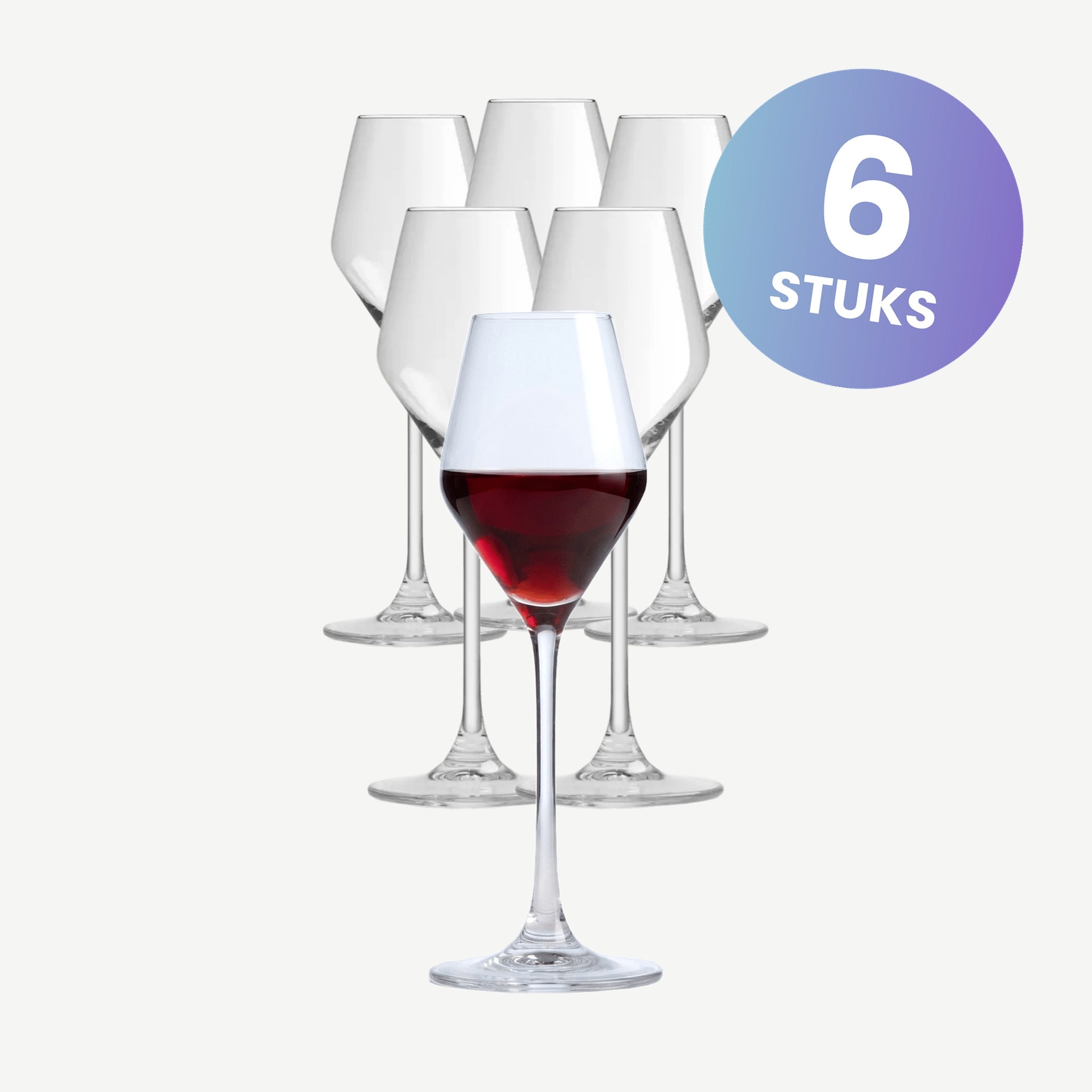 Royal Leerdam Carre Sherryglas 14 Cl - set van 6 glazen