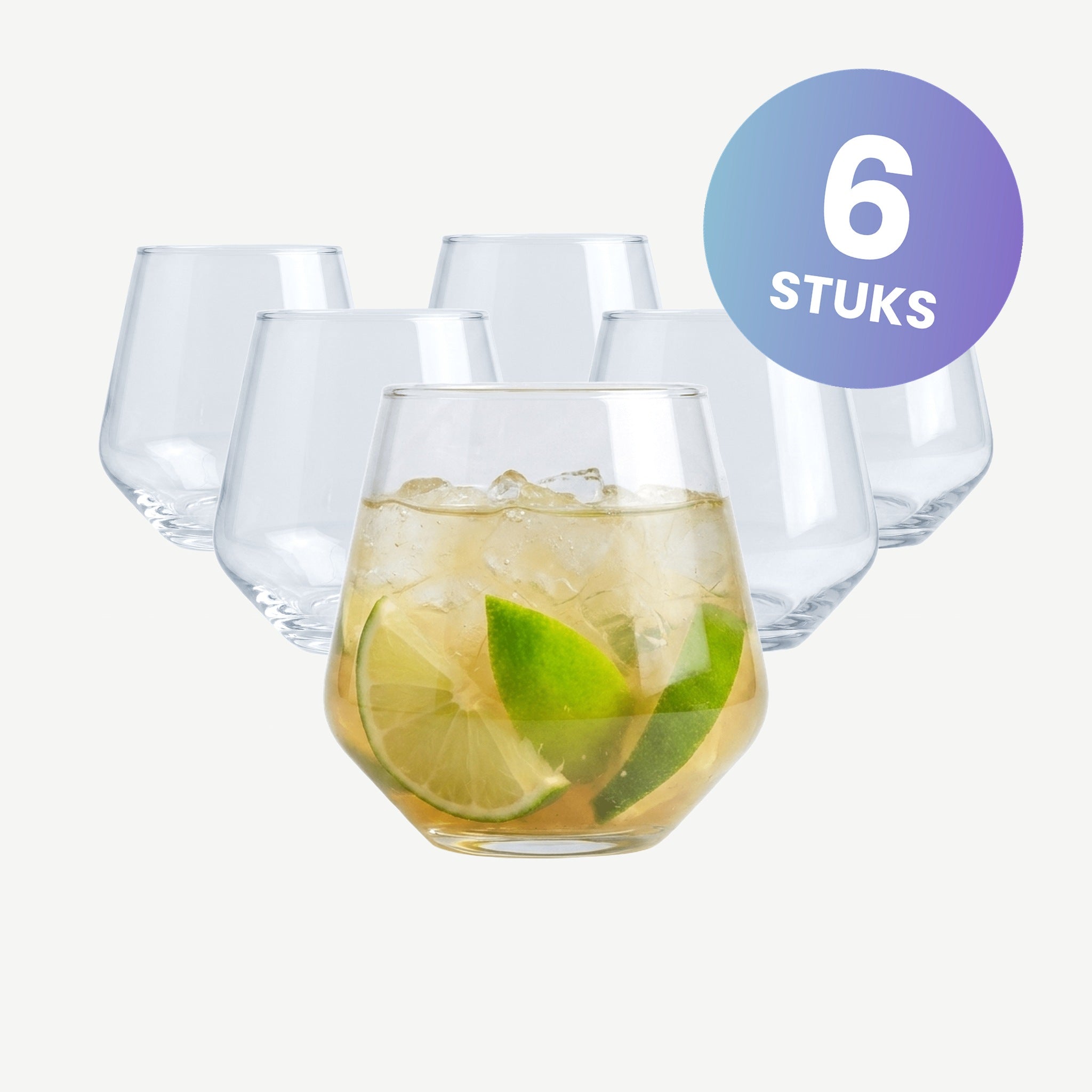 Royal Leerdam Carre Tumbler 47,5 Cl - set van 6 glazen