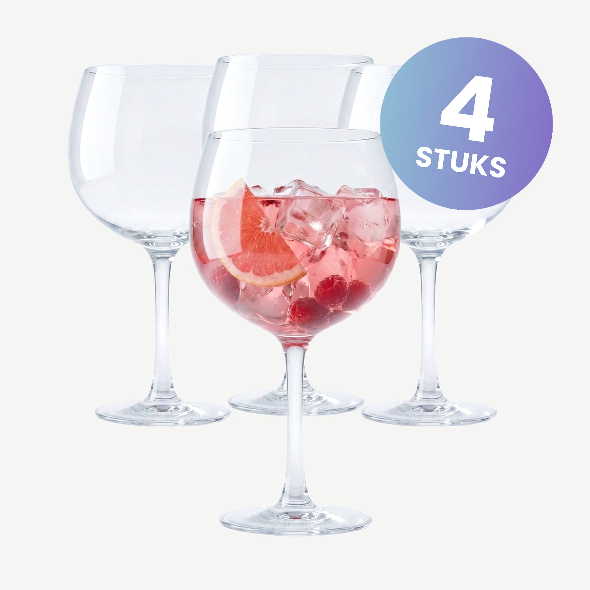 Royal Leerdam Cocktail Gin Tonicglas Cocktail 65 Cl - set van 4 glazen