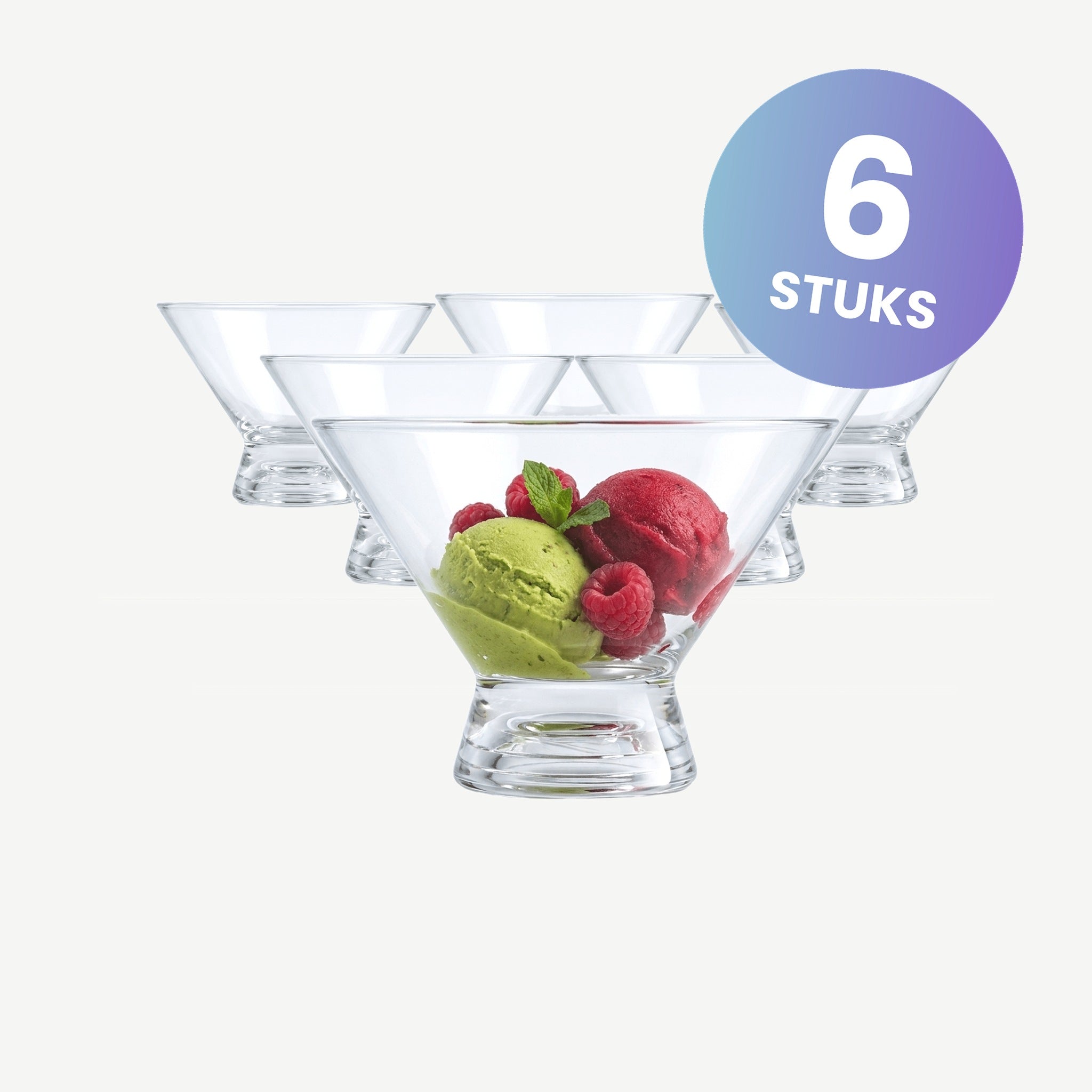 Royal Leerdam Desserts Ijscoupe 29 Cl - set van 6 glazen