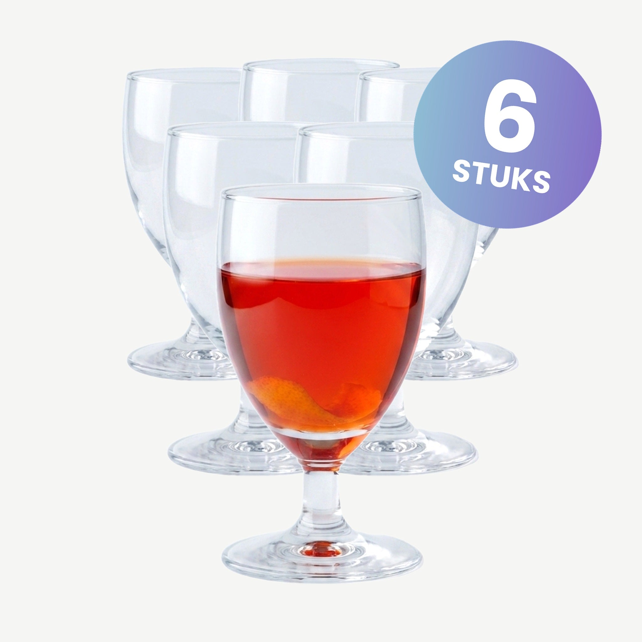 Royal Leerdam Gilde Borrelglas 6 Cl Met Maatstreep - set van 6 glazen