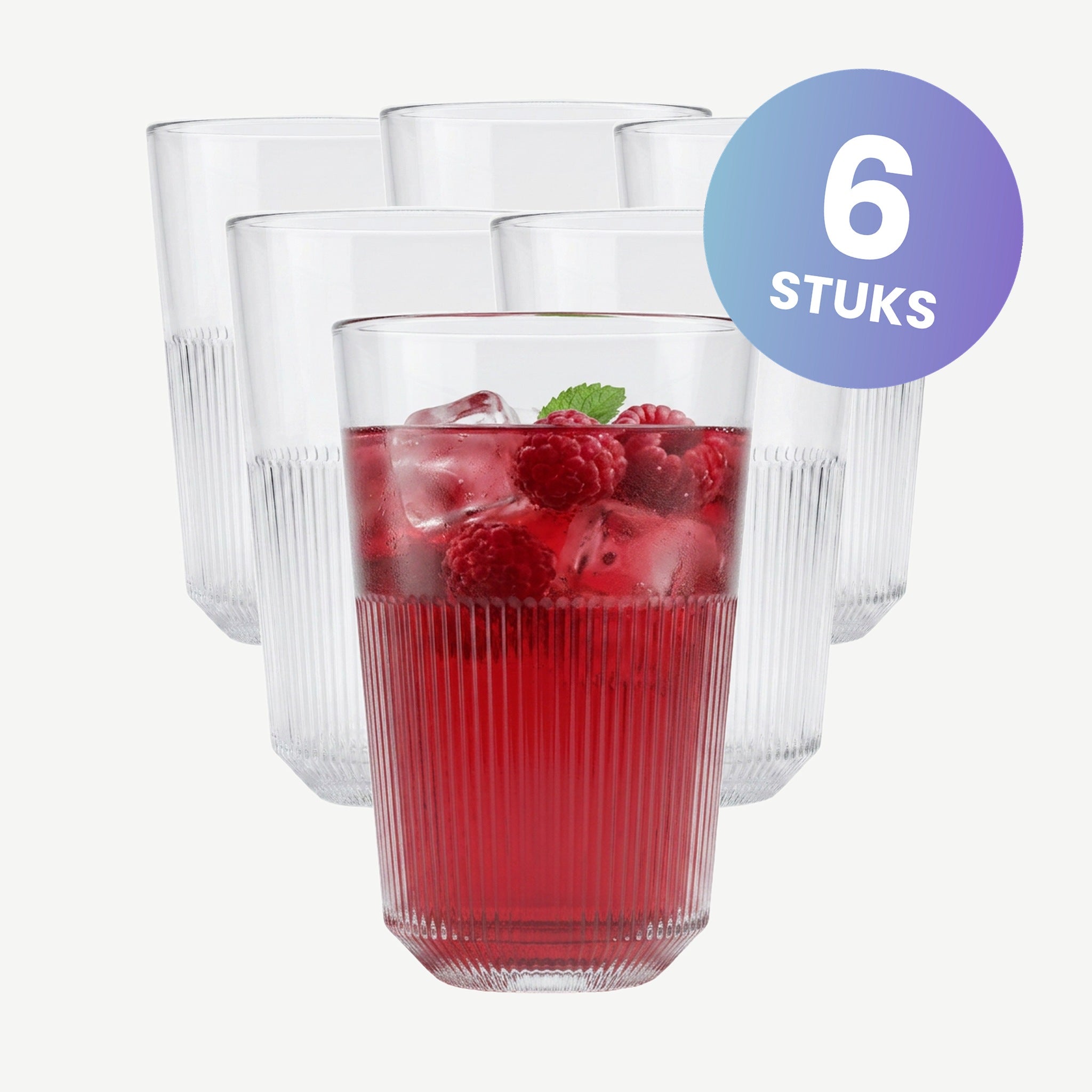 Royal Leerdam Rayo Longdrinkglas 36 Cl - set van 6 glazen