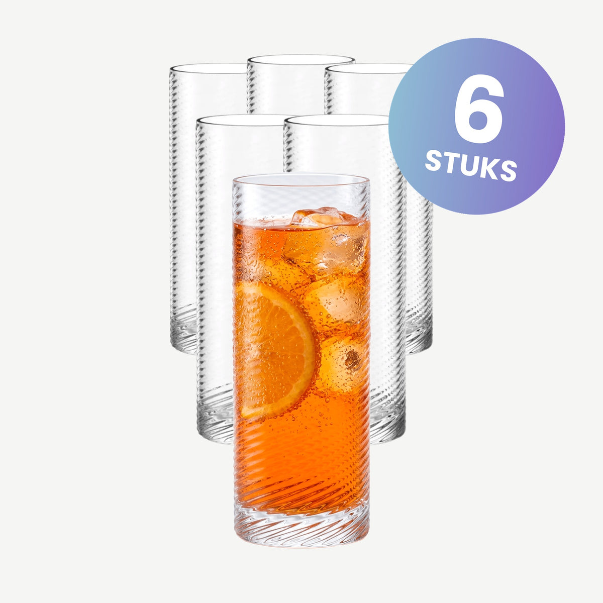 Stölzle Lausitz Berlin Longdrinkglazen 52.5 Cl - set van 6 glazen