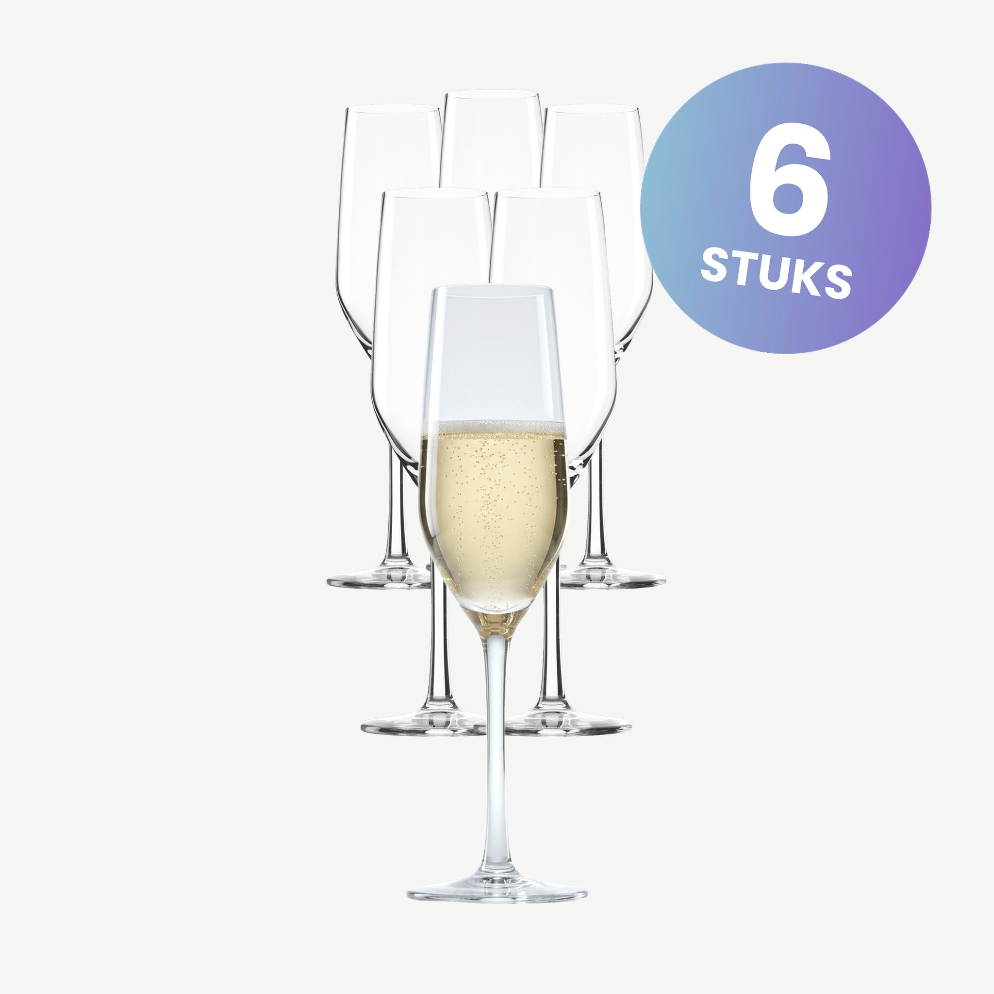 Stölzle Lausitz Ultra Champagneglas / Flute 19 Cl - set van 6 glazen