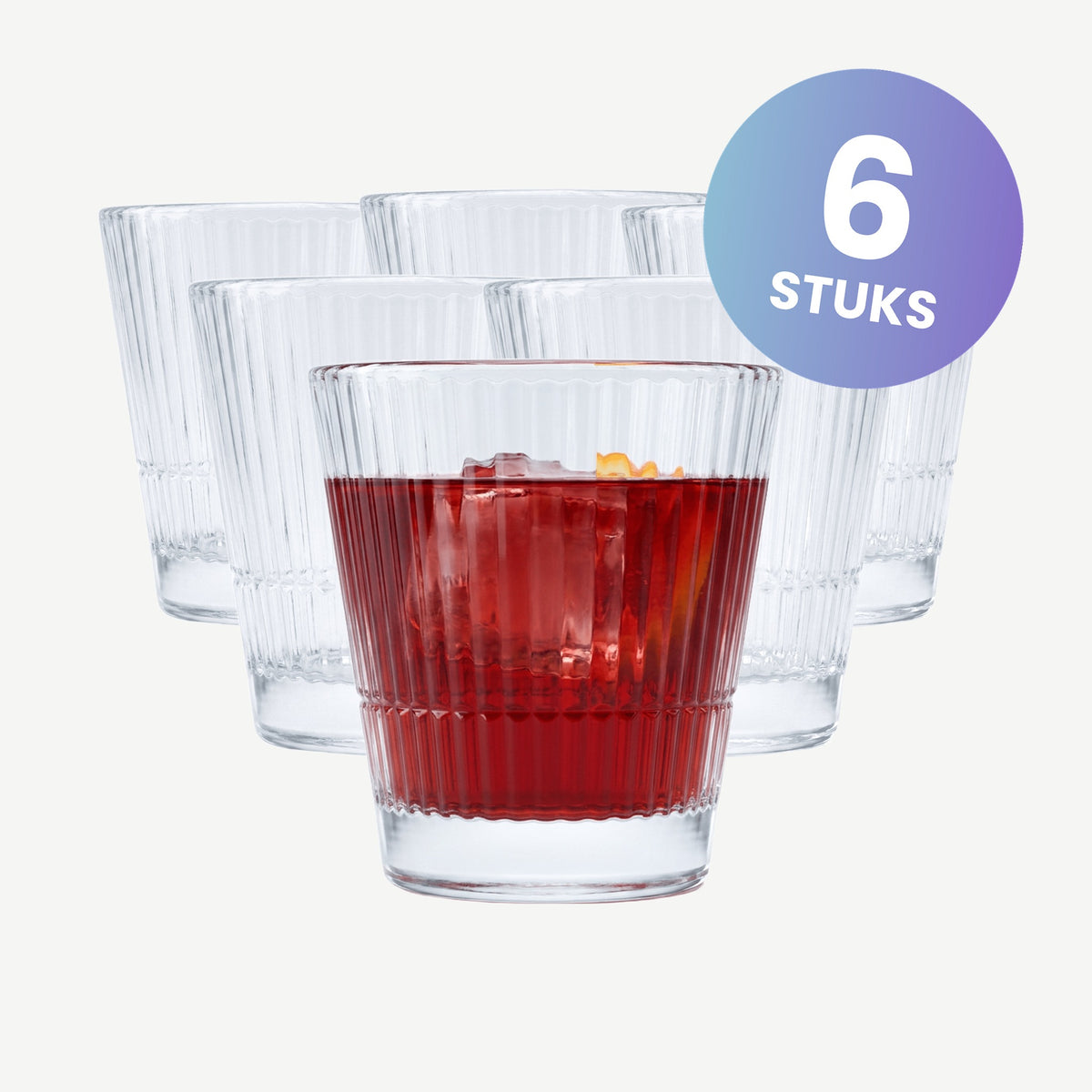 Vidivi Diva Tumbler 37 Cl - set van 6 glazen